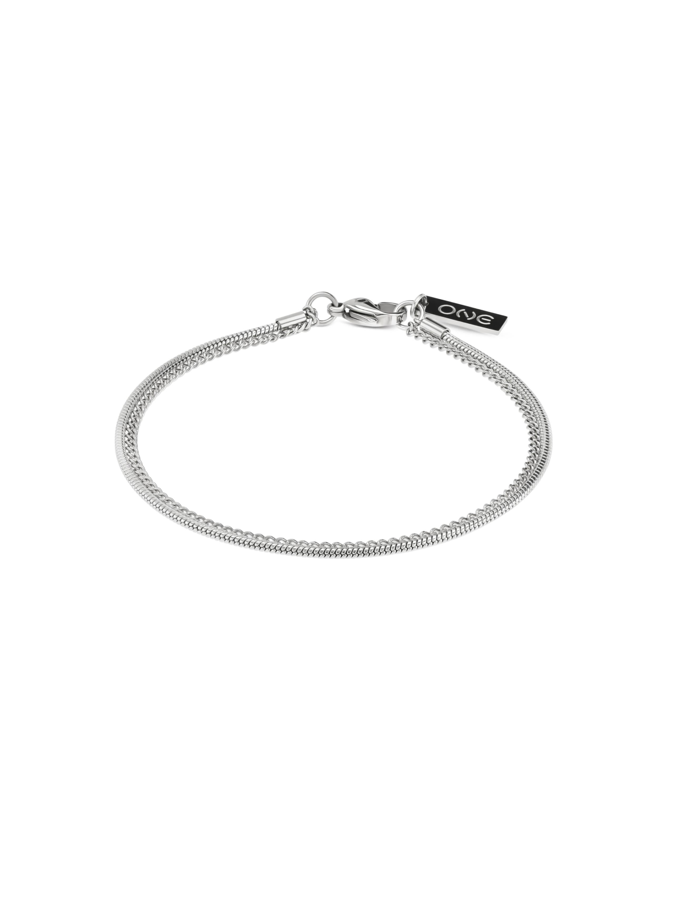 Ana Joalheiros - Pulseiras One - Pulseira One Men Trace Steel OAMB5104SS