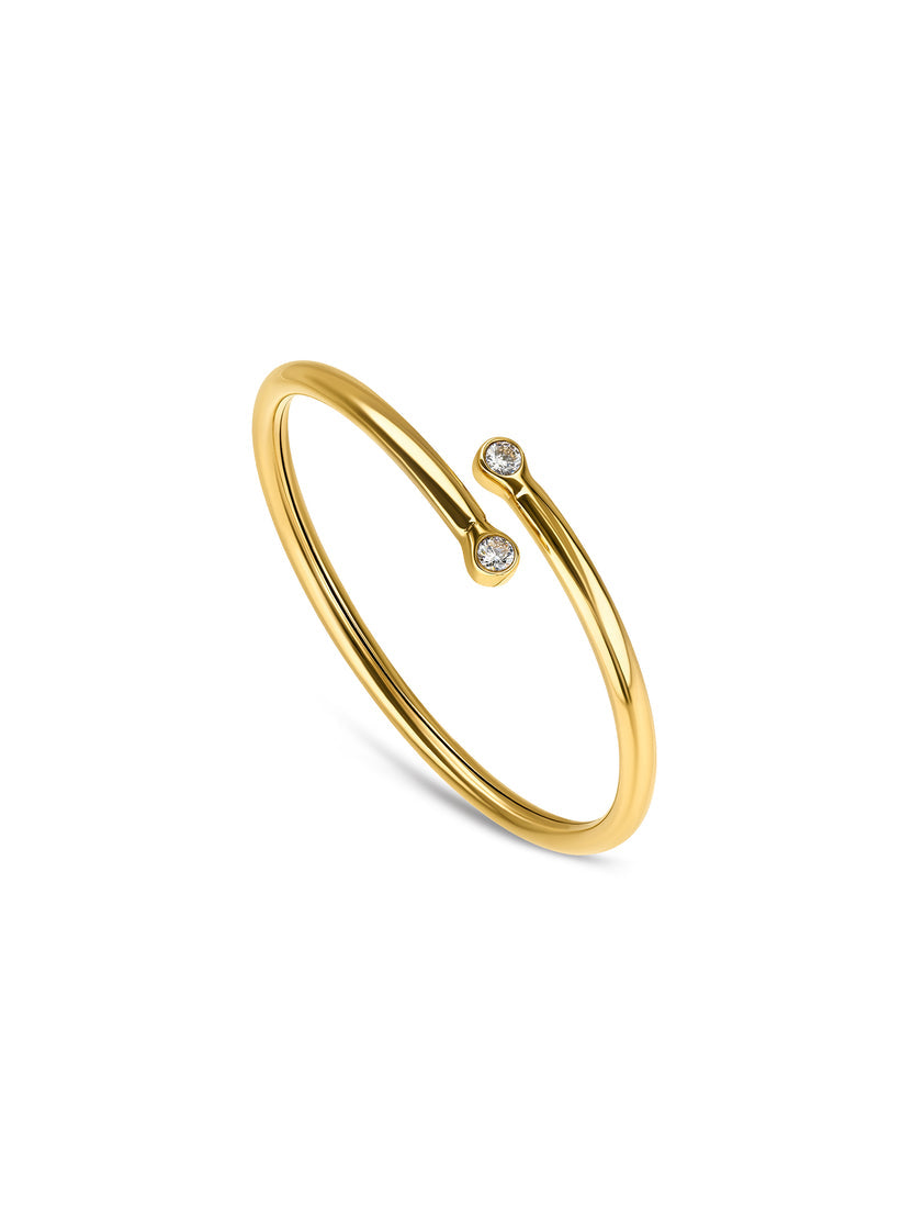 Ana Joalheiros - Pulseiras Douradas - Pulseira One Senhora Chess Crystal Gold OJCHB02G