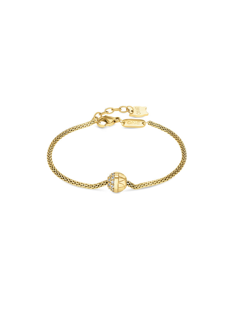 Ana Joalheiros - Pulseiras One - Pulseira One Senhora Delightful Gold OJDFB03G Frente