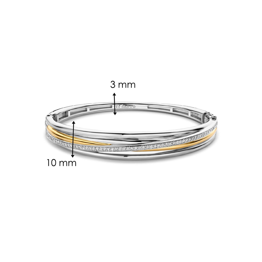 Ana Joalheiros - Pulseiras Bangle - Bangle Tisento 23046ZY Medida
