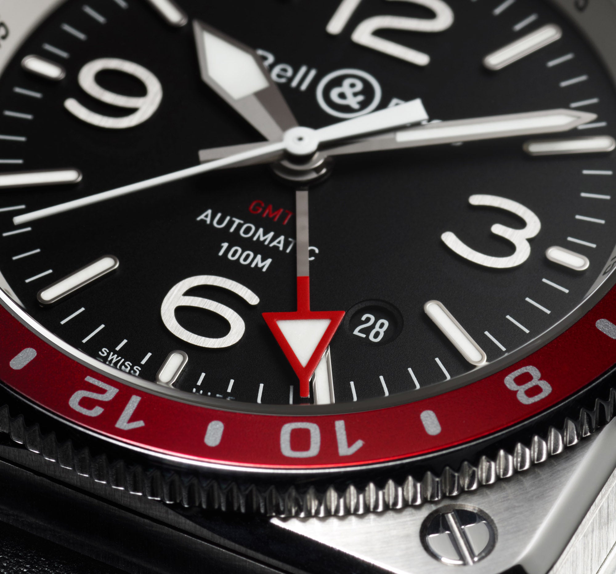 Ana Joalheiros - Relógios Bell & Ross - Relógio para homem Bell & Ross BR 03-93 GMT. BR0393-BL-ST/SCA Mostrador