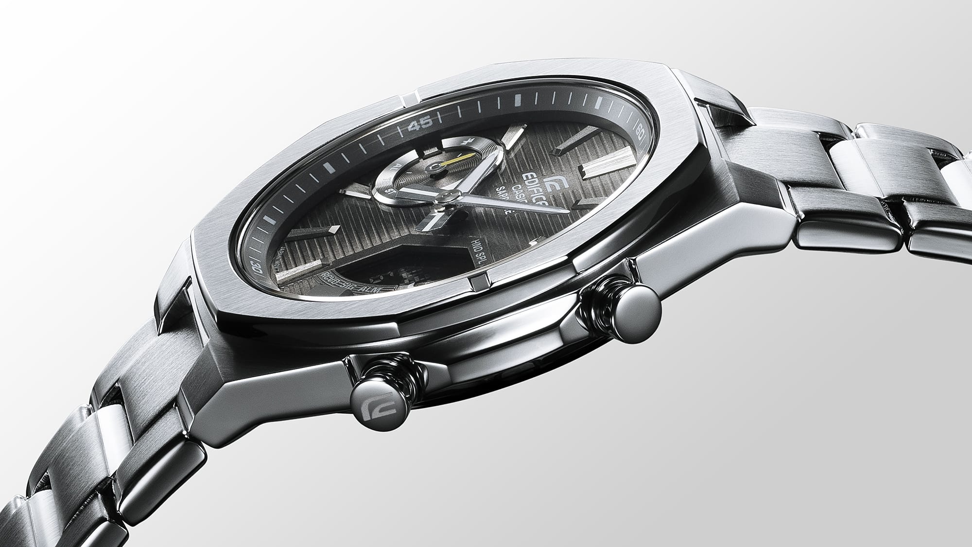 Ana Joalheiros - Relógios Casio - Relógio Homem Casio Edifice Smartphone Link ECB-S10D-8AEF Lateral