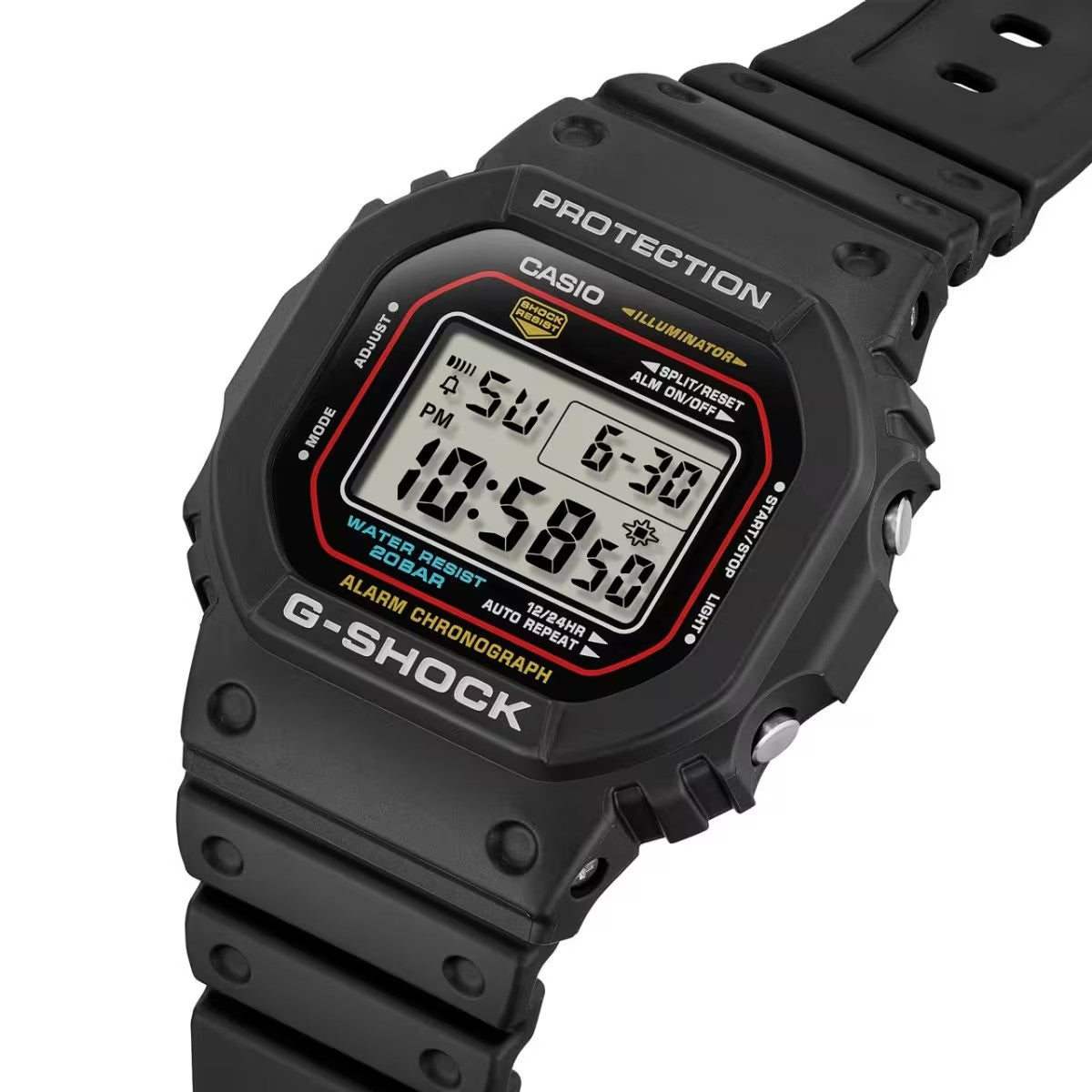 Ana Joalheiros - Relógios G Shock - Relógio Casio G-Shock DW-5600RL-1ER Lateral