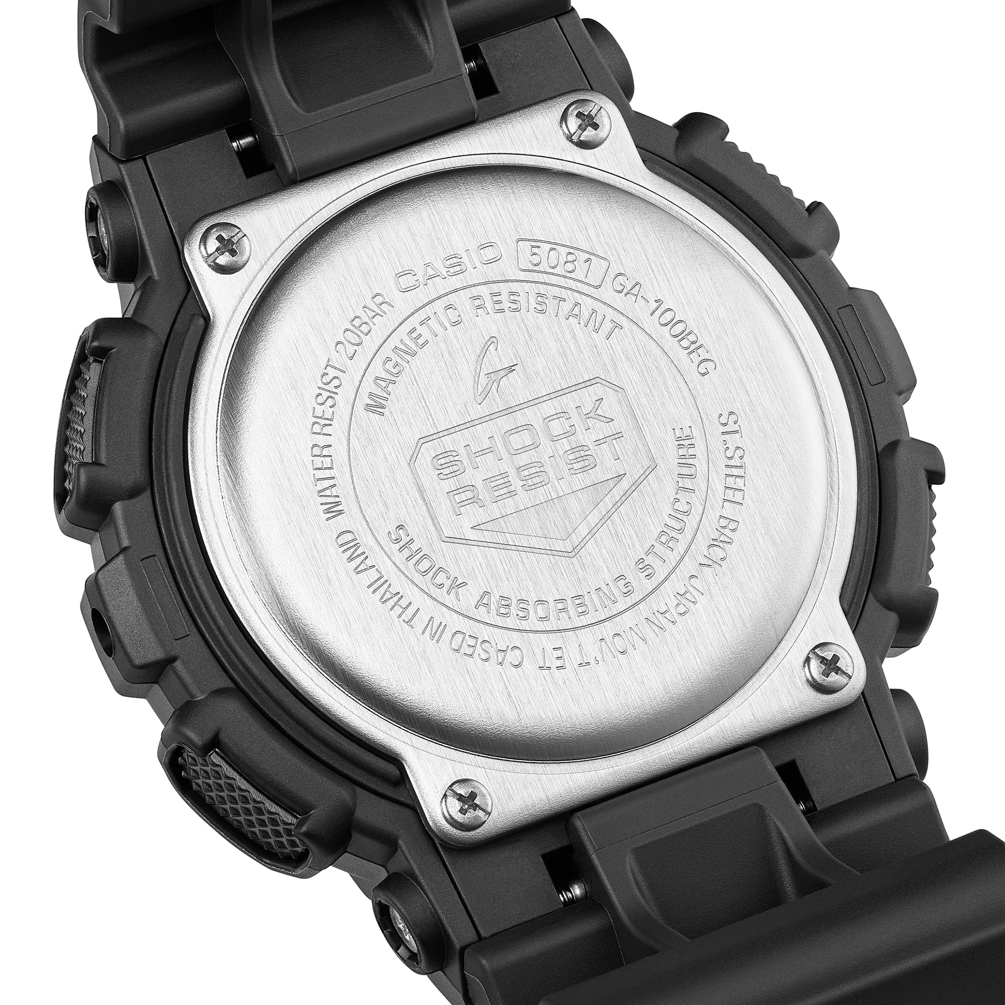 Ana Joalheiros - Relógios G Shock - Relógio Casio G-Shock Masculino GA-100 Series GA-100BEG-1AER Caixa