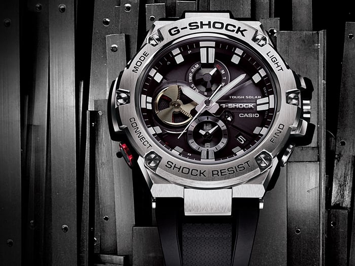 Ana Joalheiros - Relógios G Shock - Relógio Casio G-Shock Masculino GST-B100-1AER Mostrador