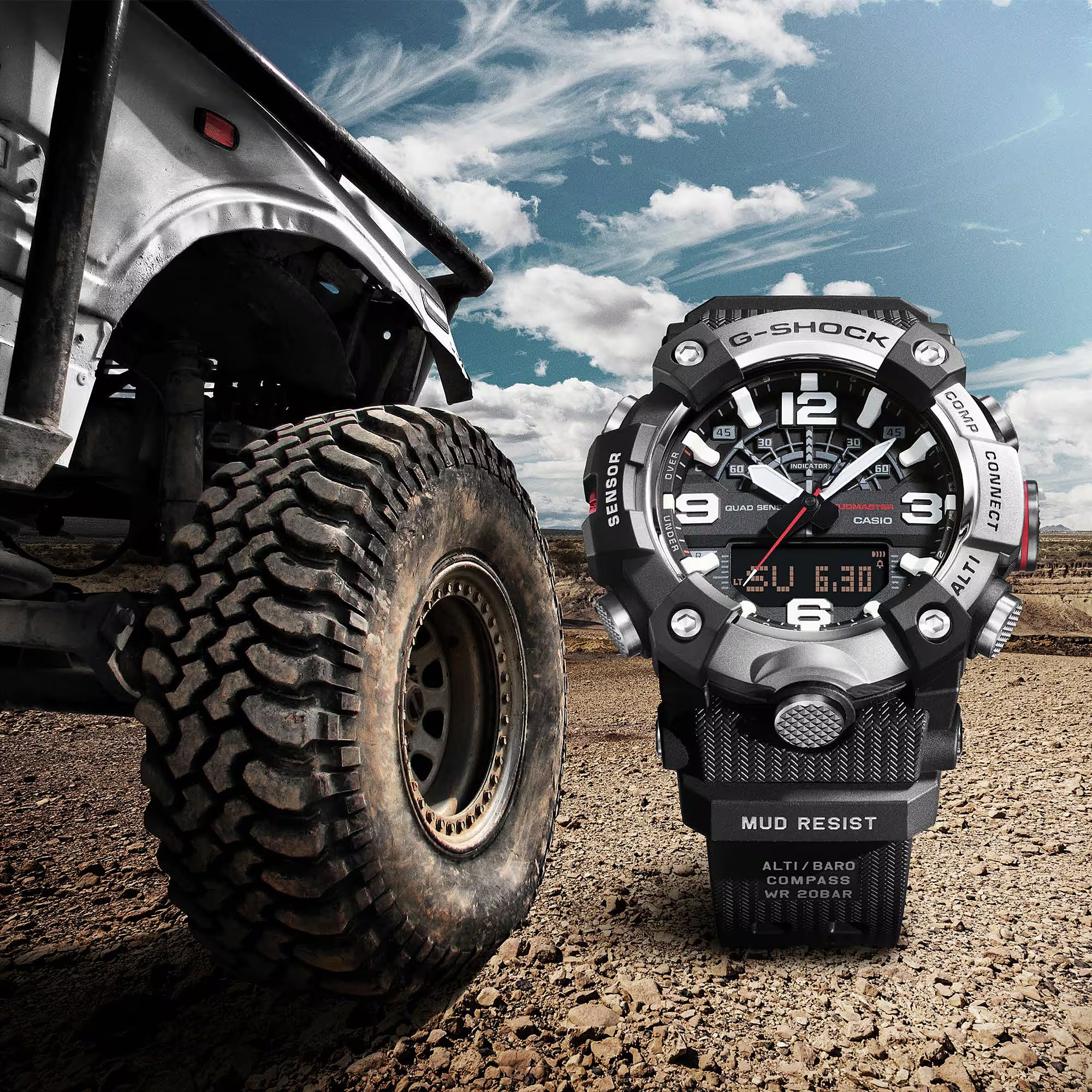 Ana Joalheiros - Relógios G Shock - Relógio Casio G-Shock Masculino MASTER OF G MUDMASTER GG-B100XM-1AER