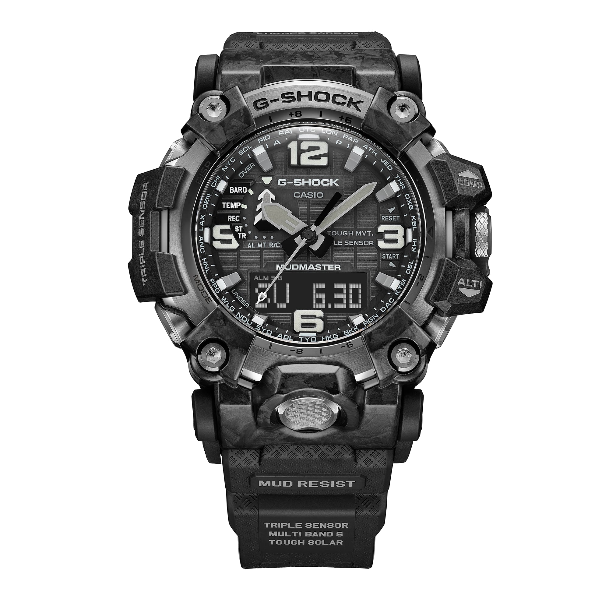 Ana Joalheiros - Relógios G Shock - Relógio Casio G-Shock Masculino MASTER OF G MUDMASTER GWG-2000-1A1ER