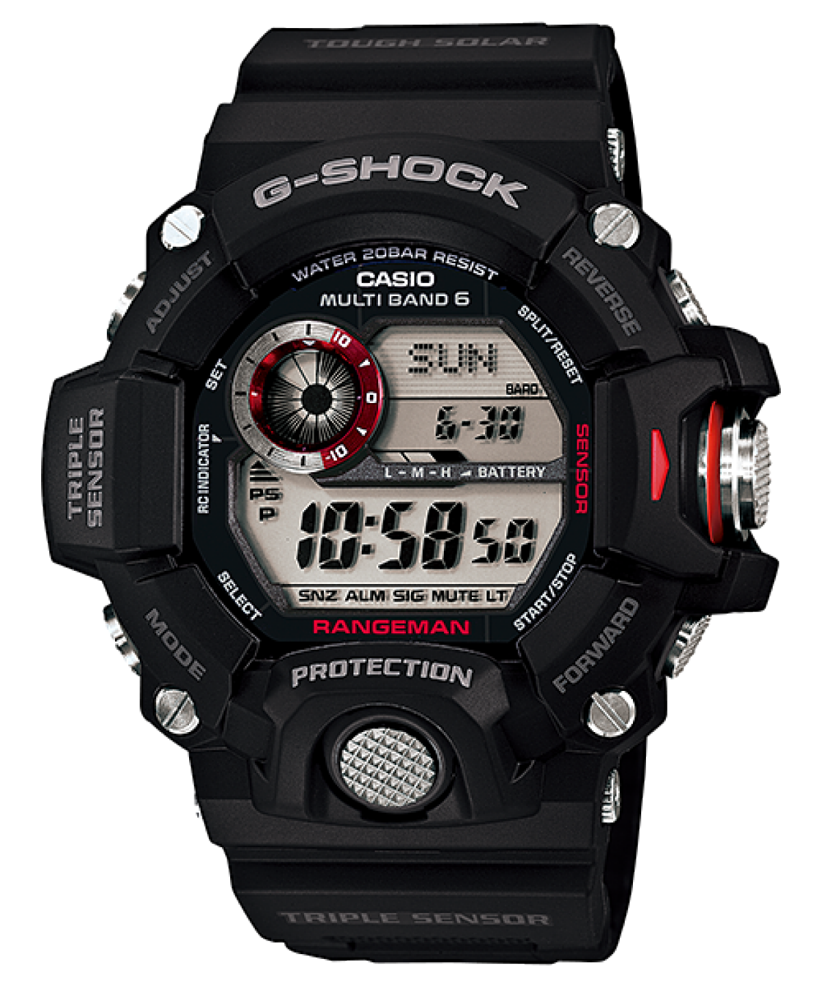 Ana Joalheiros - Relógios G Shock - Relógio Casio G-Shock Masculino MASTER OF G RANGEMAN GW-9400-1ER