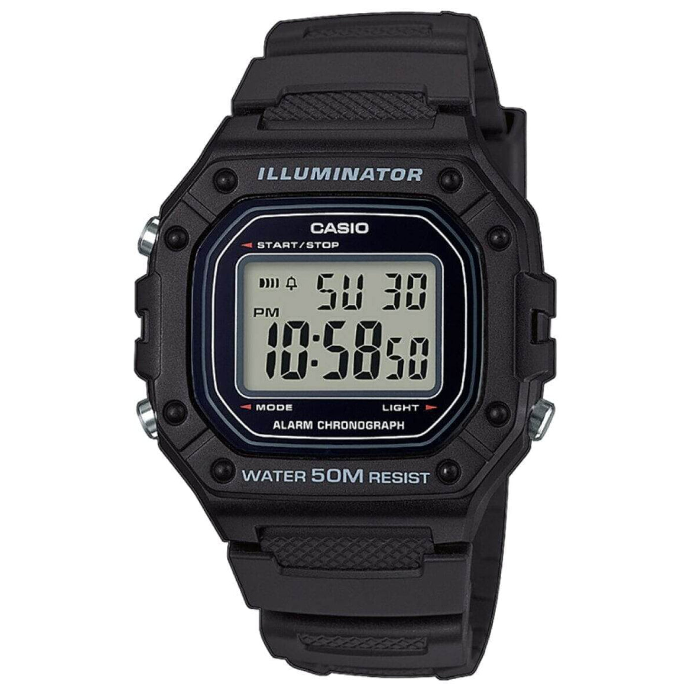 Ana Joalheiros - Casio Relógios - Relógio Casio Digital W-218H-1AVEF