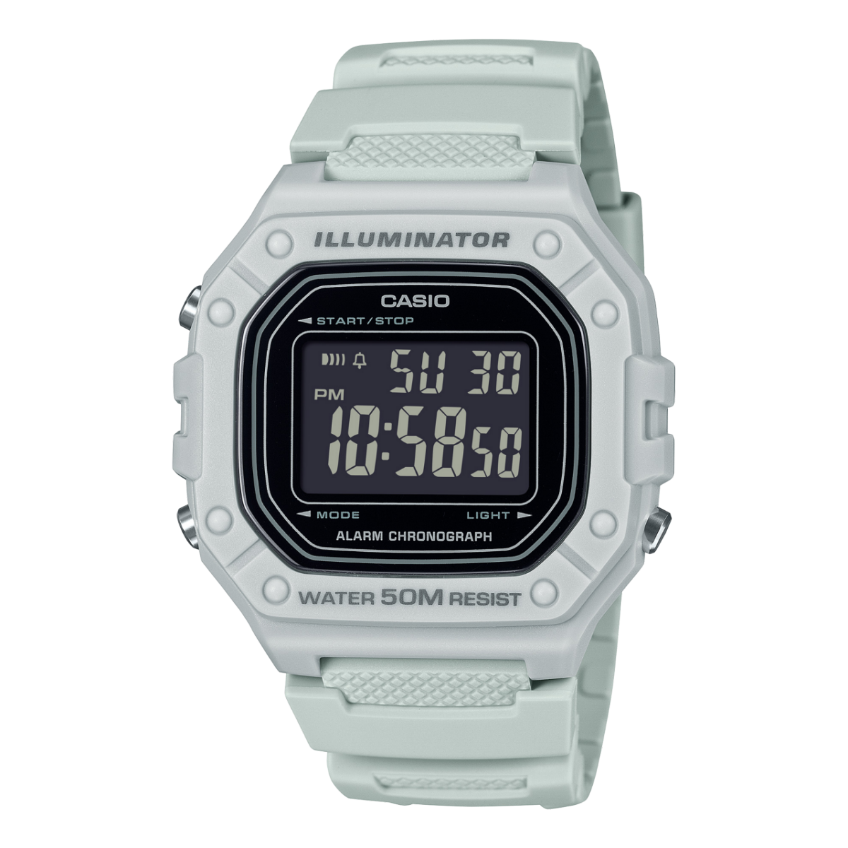 Ana Joalheiros - Casio Relógios - Relógio Casio Digital W-218 Series W-218H-8BVEF