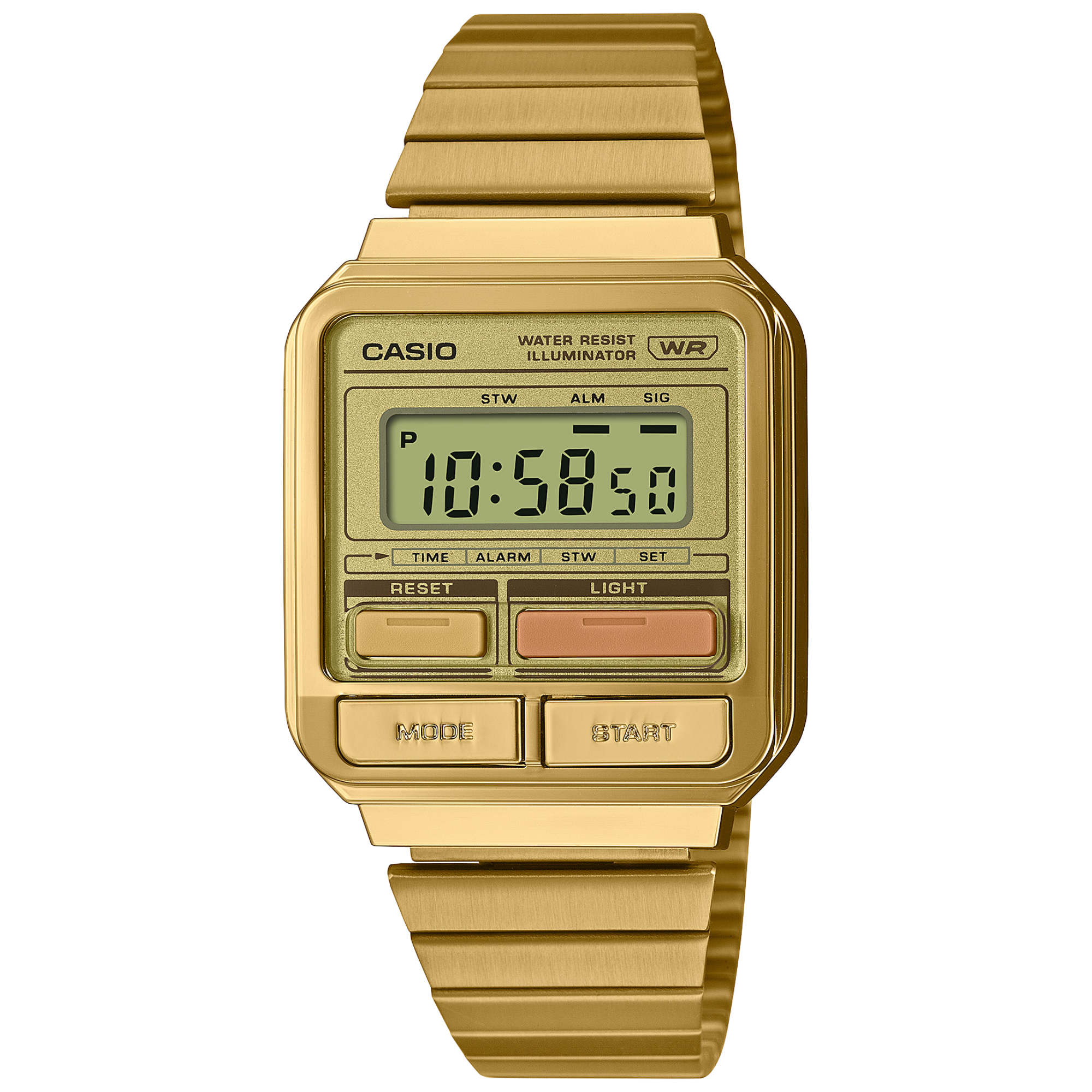 Ana Joalheiros - Casio Relógios - Relógio Casio Dourado A120WEG-9AEF
