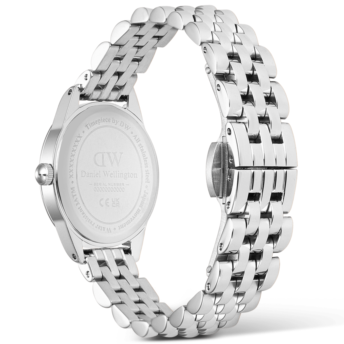 Ana Joalheiros - Relógios Femininos - Relógio para mulher Daniel Wellington Ophelia Mini Silver DW00100808 Lateral