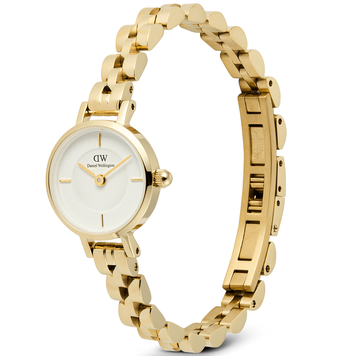 Ana Joalheiros - Relógios Femininos - Relógio para mulher Daniel Wellington Petite Mini Arch 3-link DW00100855 Lateral