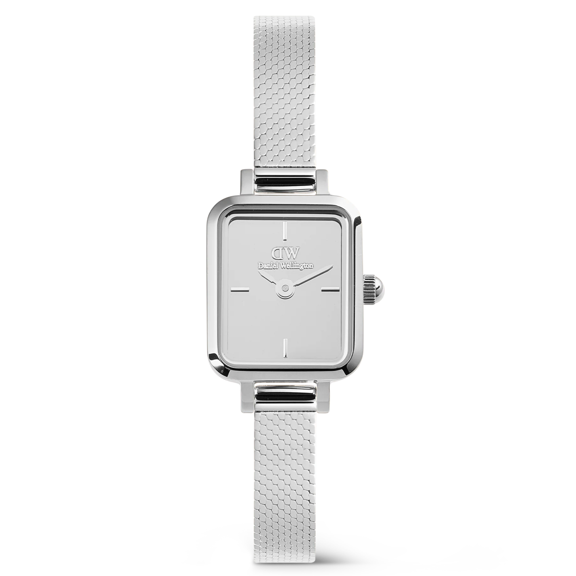 Ana Joalheiros - Relógios Femininos - Relógio para mulher Daniel Wellington Quadro Mini Reflection Silver DW00100800