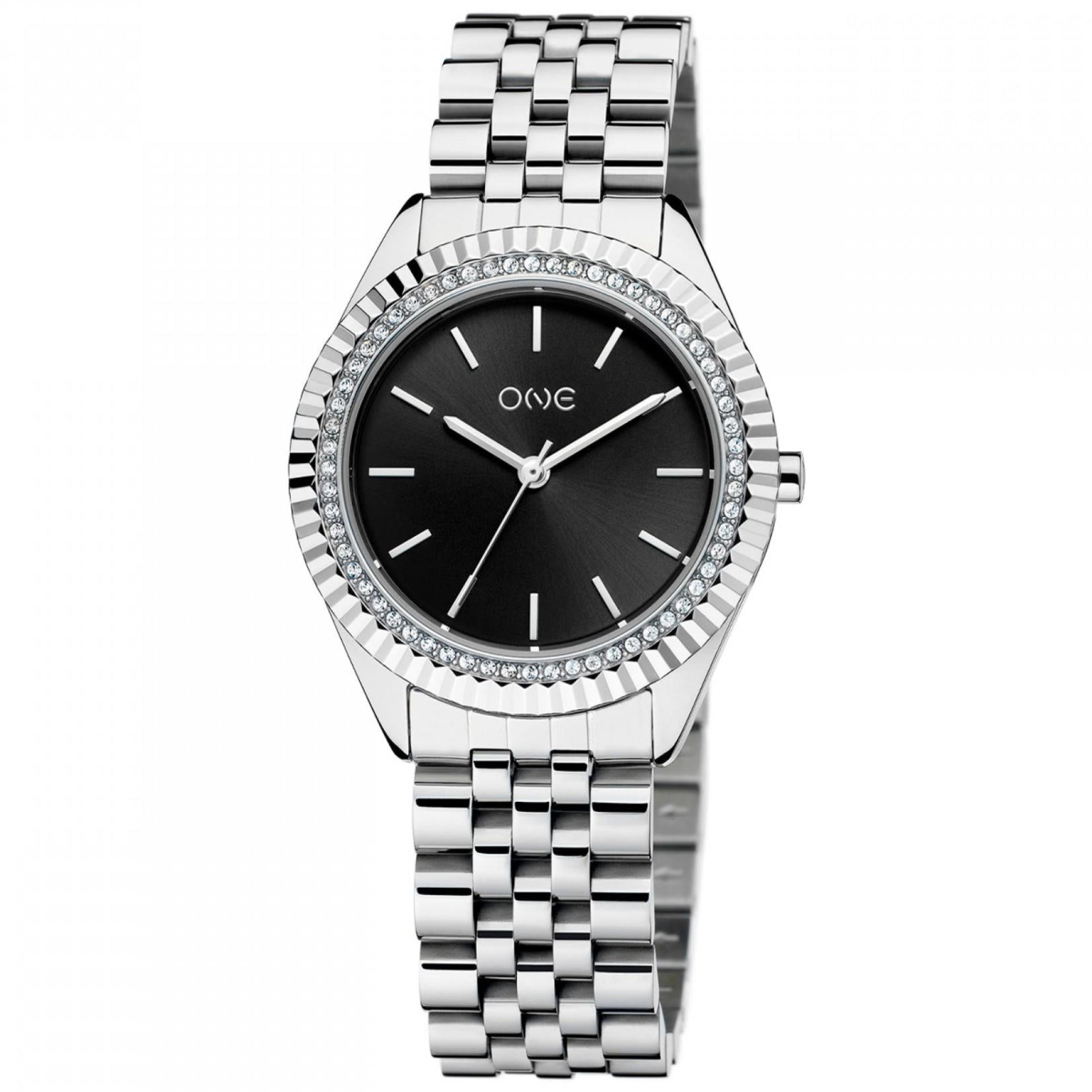 Ana Joalheiros - Relógios One - Relógio para mulher One Sen Celebrity Black Dial OL9192PS42L
