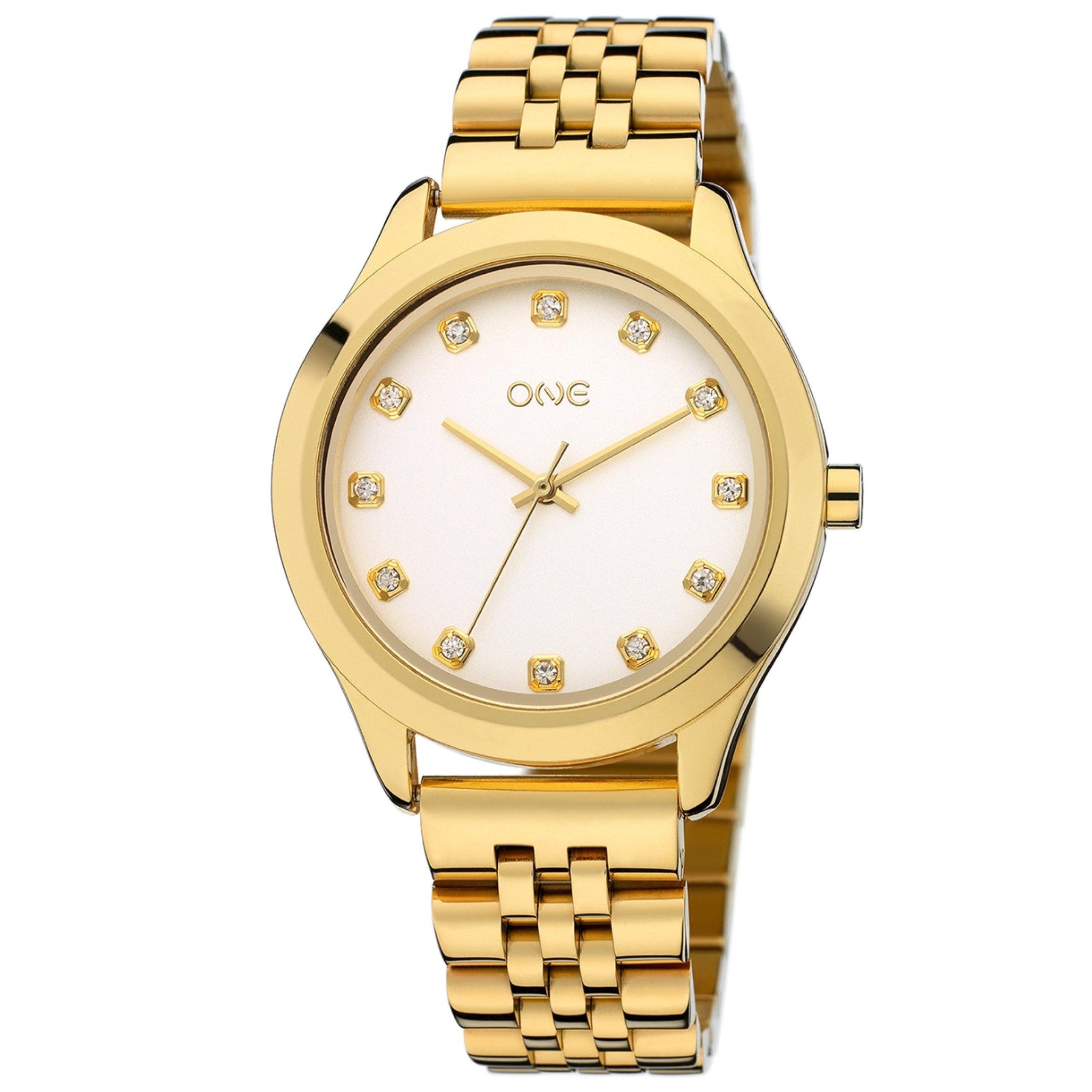 Ana Joalheiros - Relógios One - Relógio para mulher One Senhora Twin Spark Golden Mesh OL9836SG52L