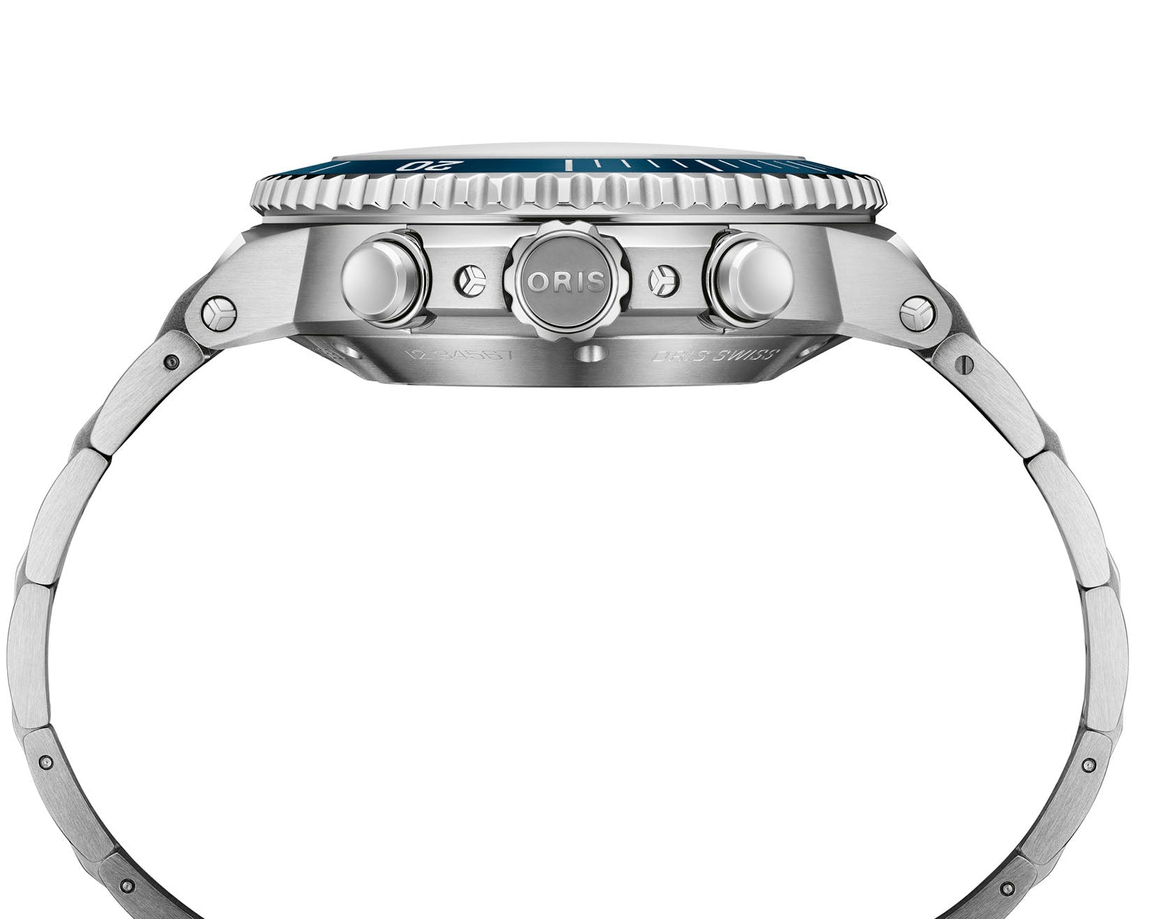 Ana Joalheiros - Relógios Oris - Relógio para homem Oris Aquis Chronograph OR771.7793.4155 Fecho