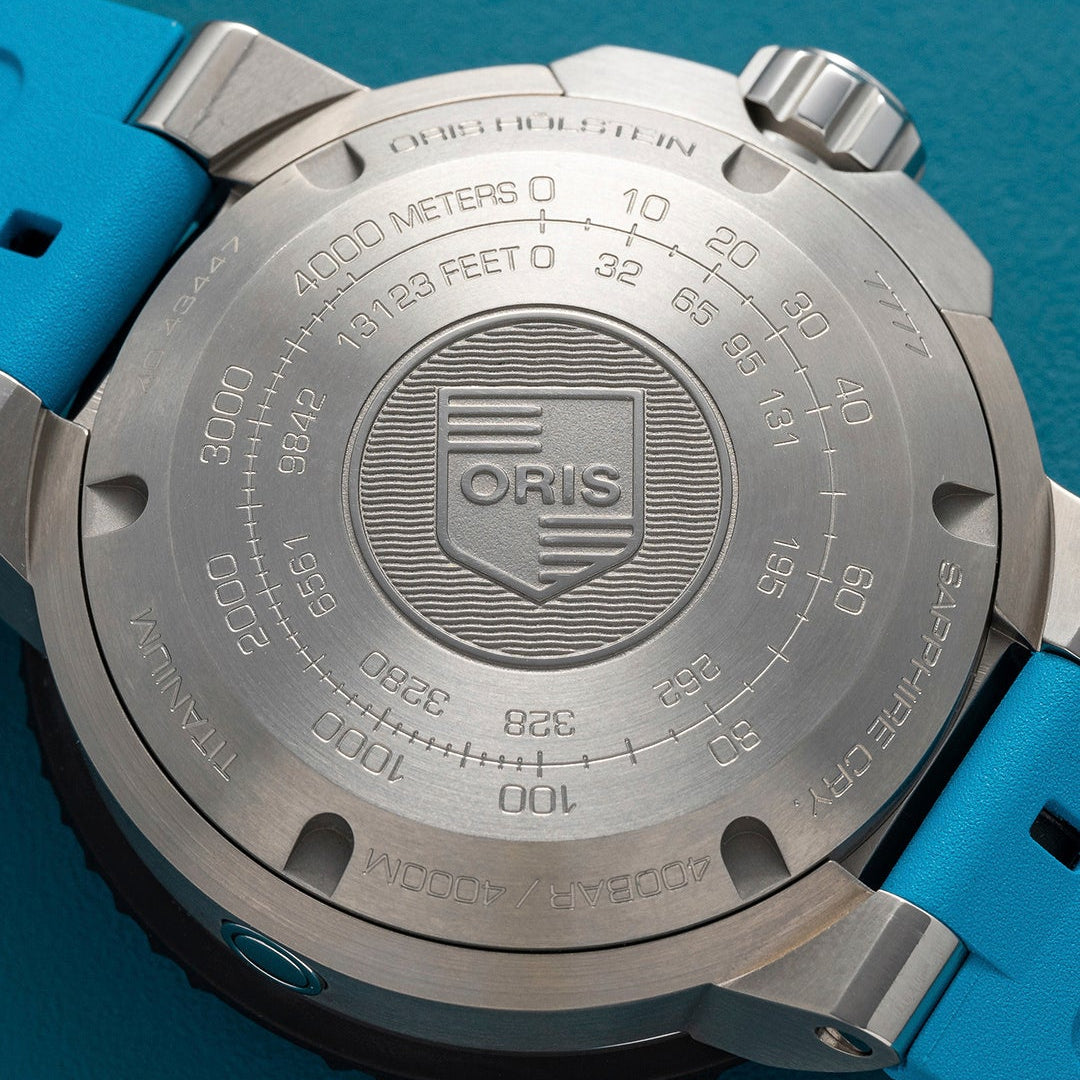 Ana Joalheiros - Relógios Oris - Relógio para homem Oris Aquis Pro 4000M OR400.7777.7155-SET Caixa estanque