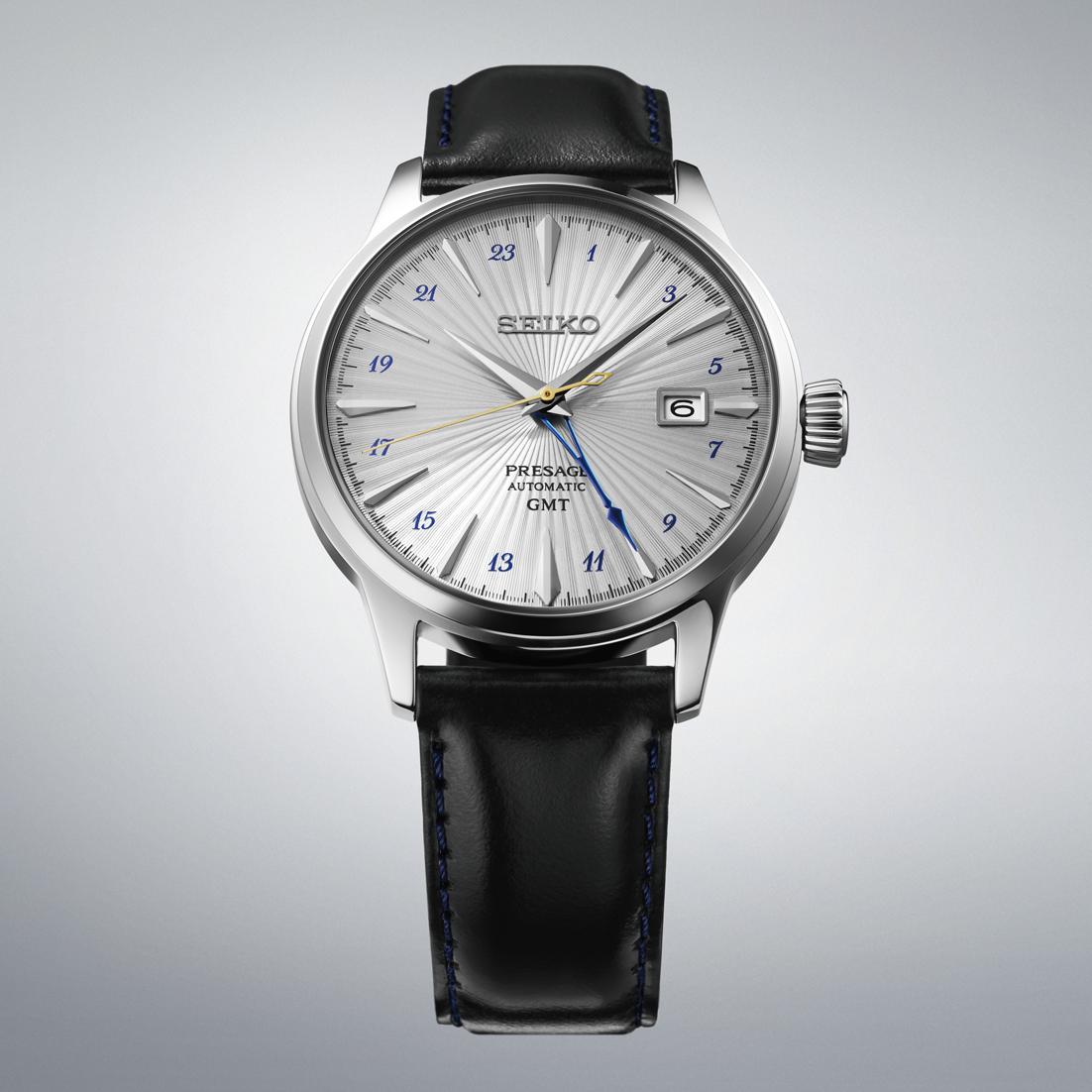 Ana Joalheiros - Relógios Seiko - Relógio para homem Seiko Presage Cocktail Time GMT SSK049J1 Frente