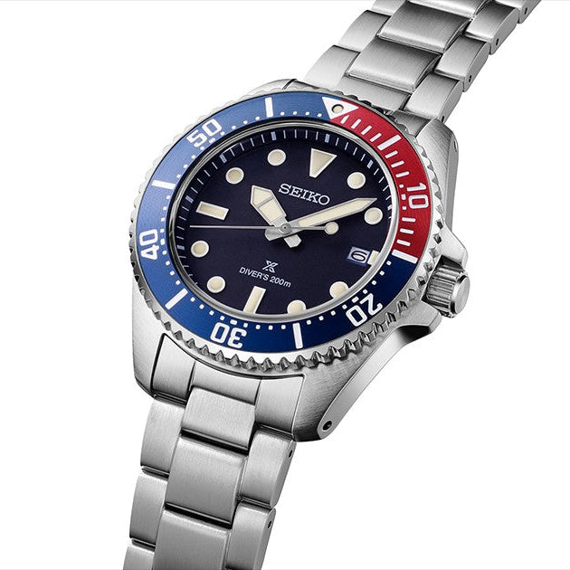 Ana Joalheiros - Relógios Seiko - Relógio para homem Seiko Prospex Diver s SNE595P1 Solar Lateral