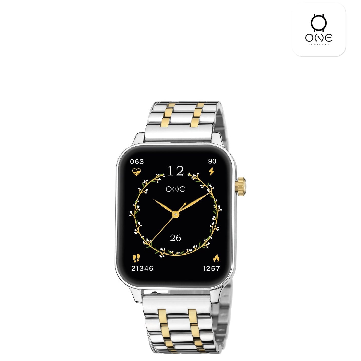 Ana Joalheiros - Relógios One - Relógio Smartwatch Mulher One Frame Bicolor Links OSW4197BL61L app