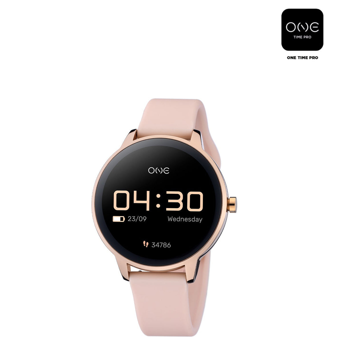 Ana Joalheiros - Relógios One - Relógio Smartwatch Mulher One QueenCall Rose OSW0027RS51D no Pulso