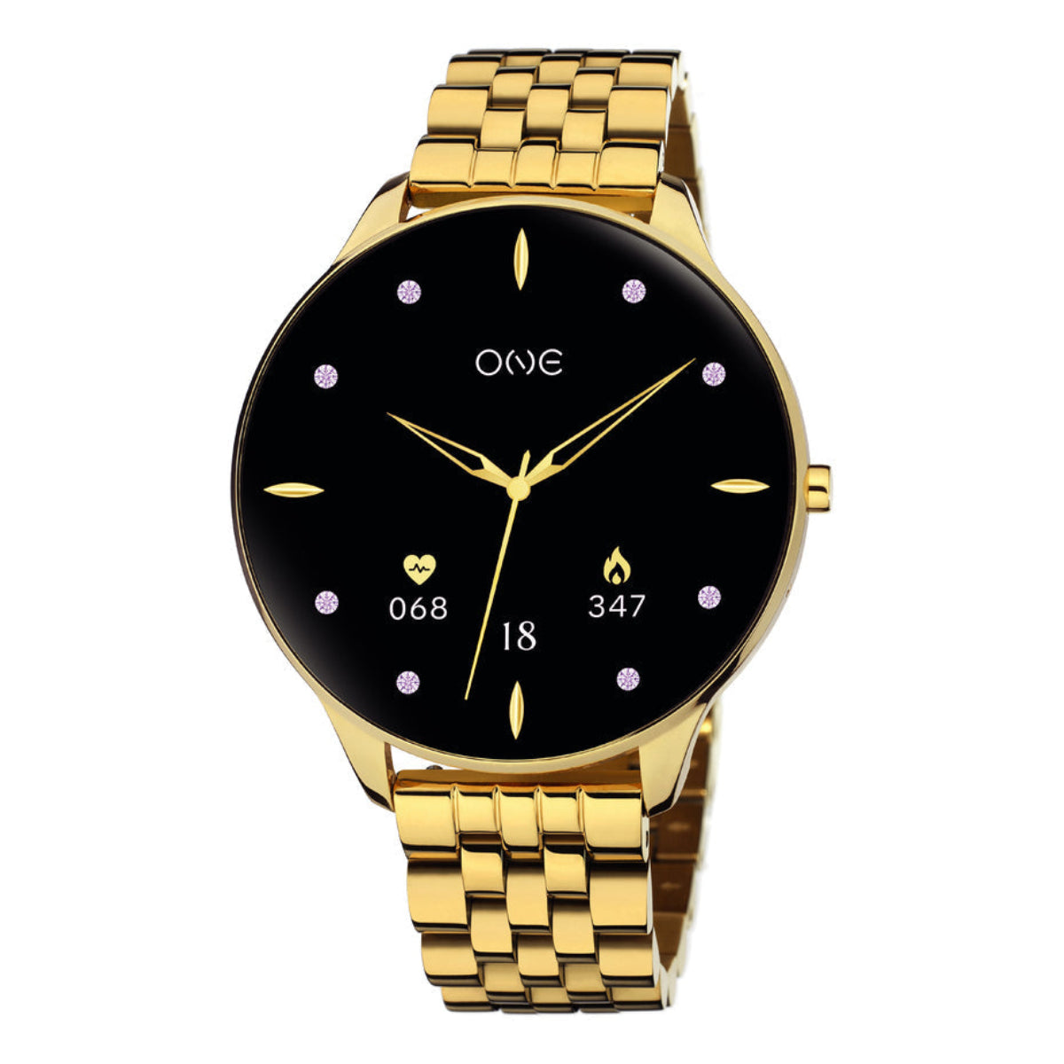 Ana Joalheiros - Relógios One - Relógio Smartwatch Mulher One Slim Gold Links OSW4191GL61L