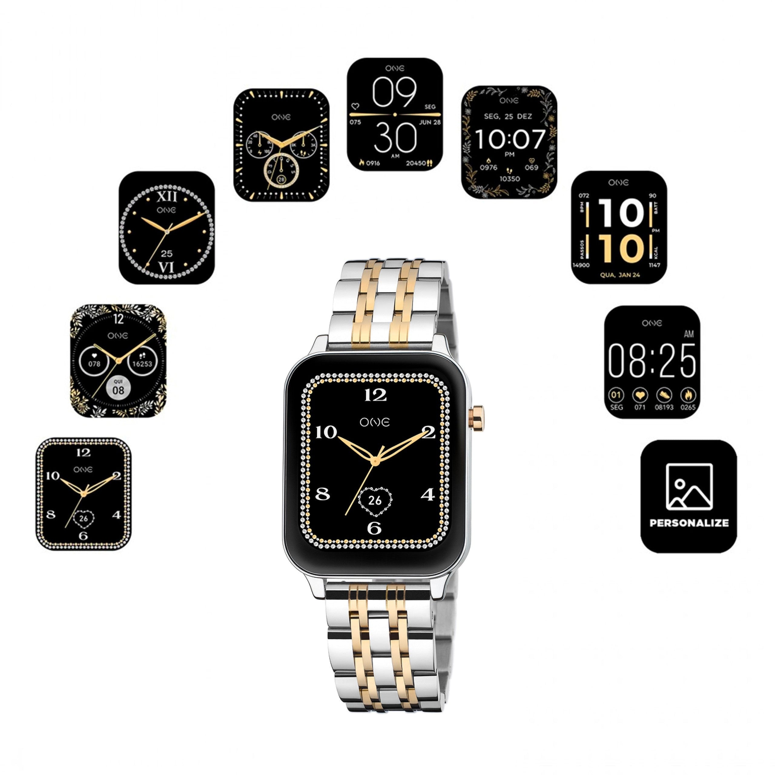 Ana Joalheiros - Relógios One - Relógio Smartwatch Mulher One Smartwatch Magiccall OSW9626SB51L Caixa