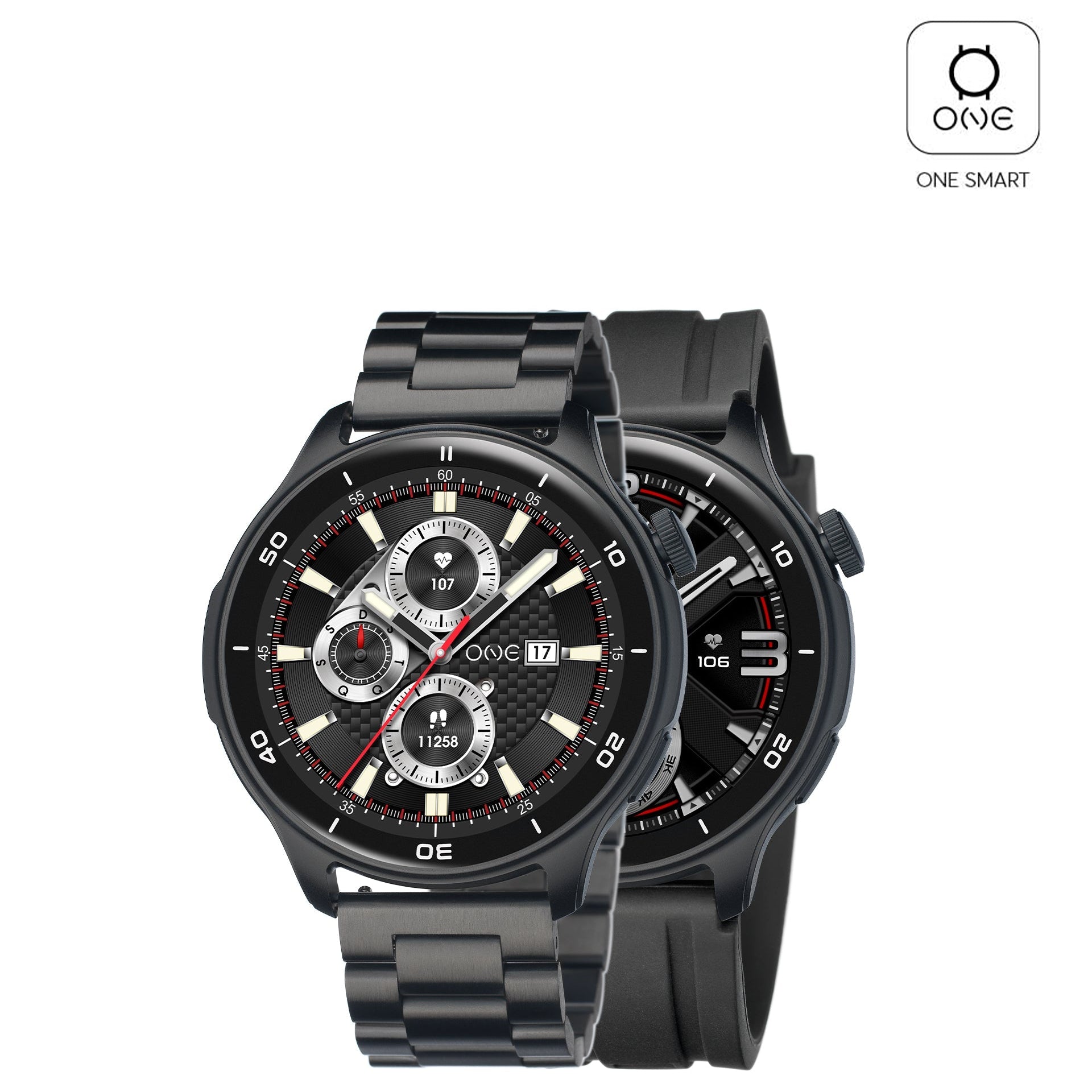Ana Joalheiros - Relógios One - Relógio Smartwatch Homem One Smartwatch One Men Explorer GPS Black OSW9822BB51L Variante Bracelete