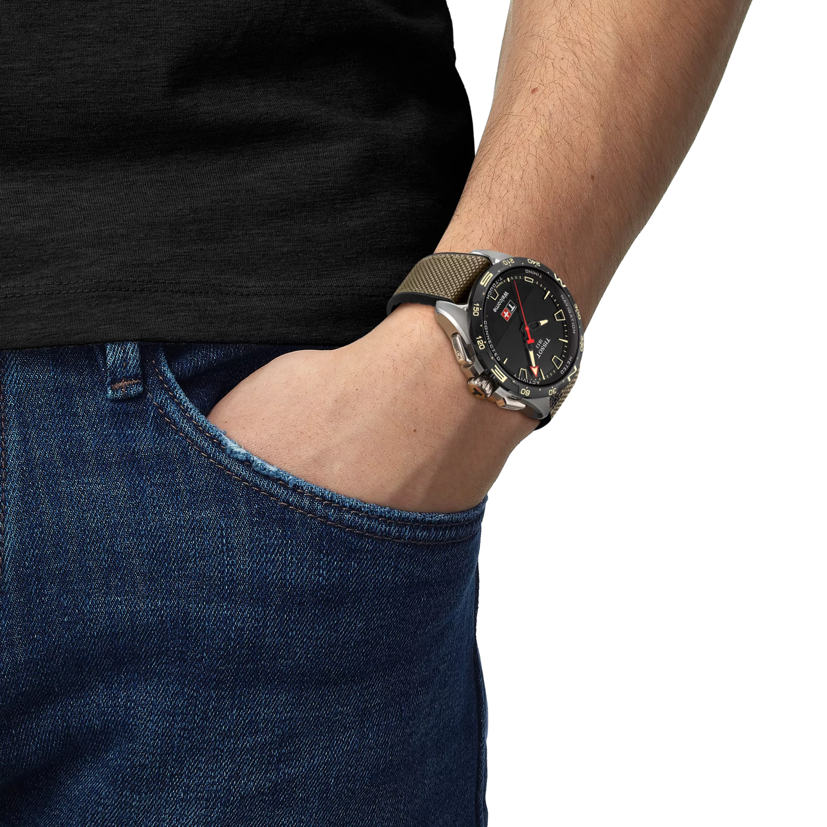 Ana Joalheiros - Relógios Tissot - Relógio para homem TISSOT T-TOUCH CONNECT SOLAR T121.420.47.051.07 Pulso