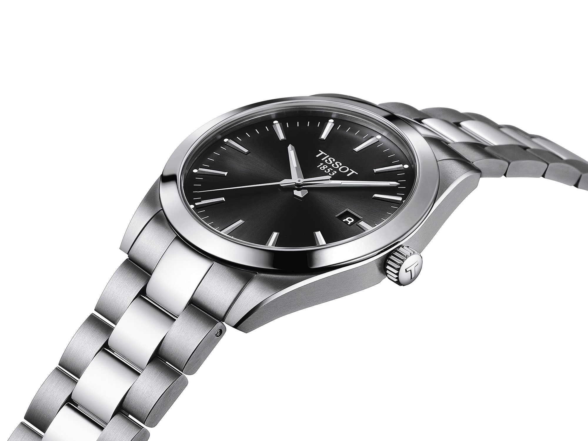 Ana Joalheiros - Relógios Tissot - Relógio para homem Tissot Gentleman T127.410.11.051.00 Lateral