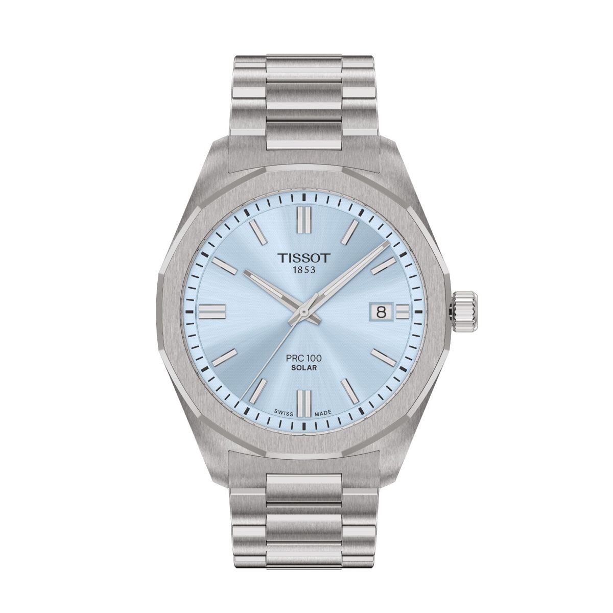 Ana Joalheiros - Relógios Tissot - Relógio Tissot PRC 100 Solar Azul Gelo T151.422.11.351.00