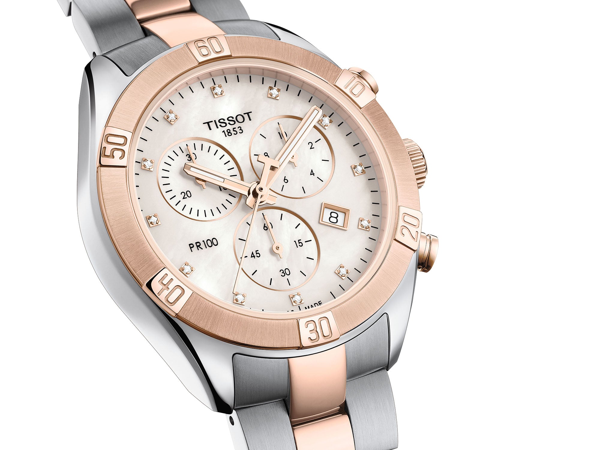 Ana Joalheiros - Relógios Tissot - Relógio para mulher Tissot T-Classic PR100 SPORT LADY T101.917.22.116.00 Lateral