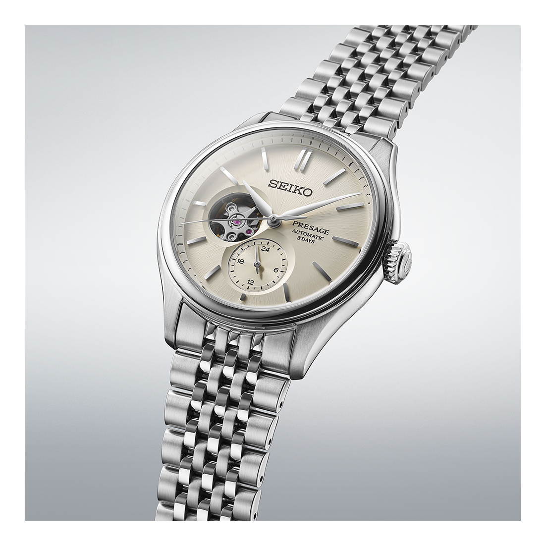 Relogio Seiko Presage Classic Series Skeleton Cru - Ana Joalheiros