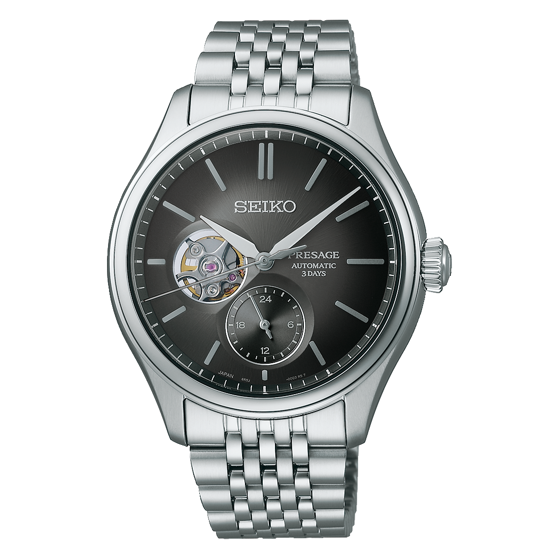 Relogio Seiko Presage Classic Series Skeleton Cinza - Ana Joalheiros