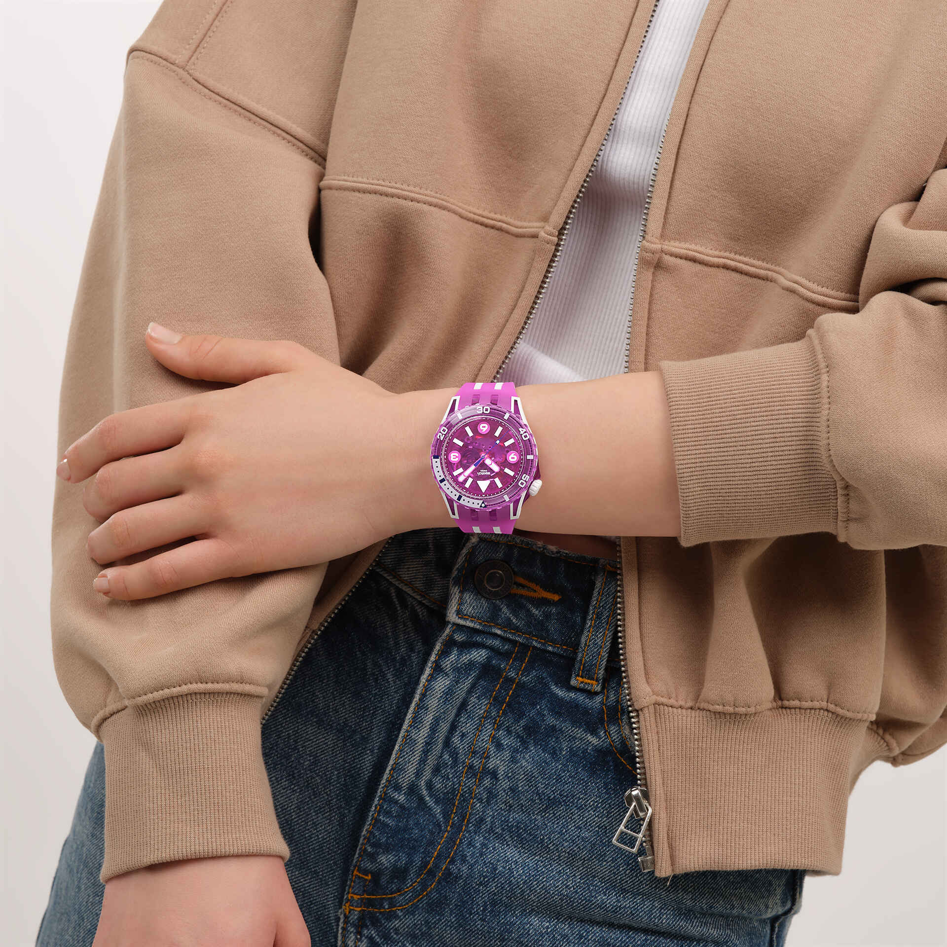 Relógio swatch SCUBAQUA Flower hat