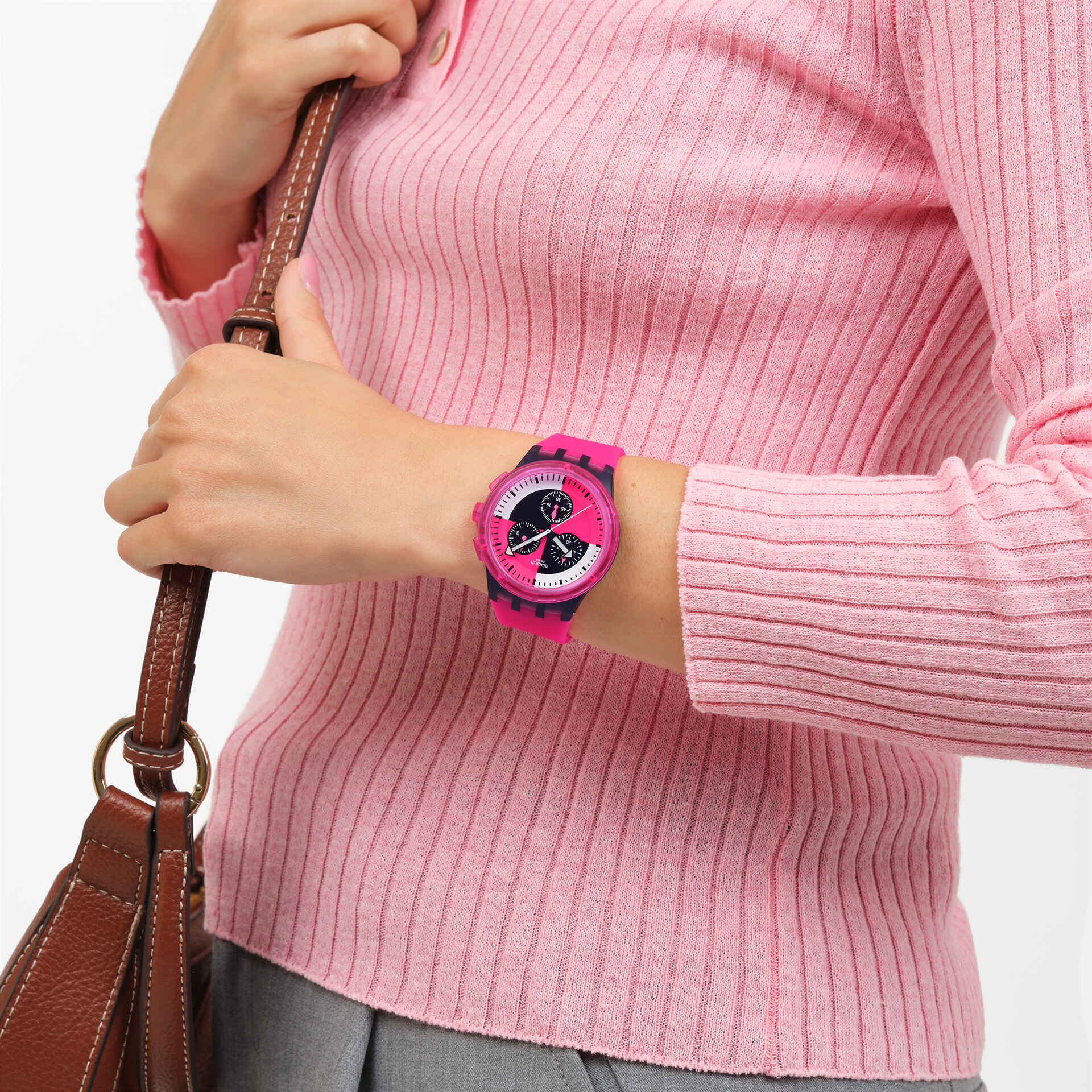 Relógio Swatch FUCHSIA LINES