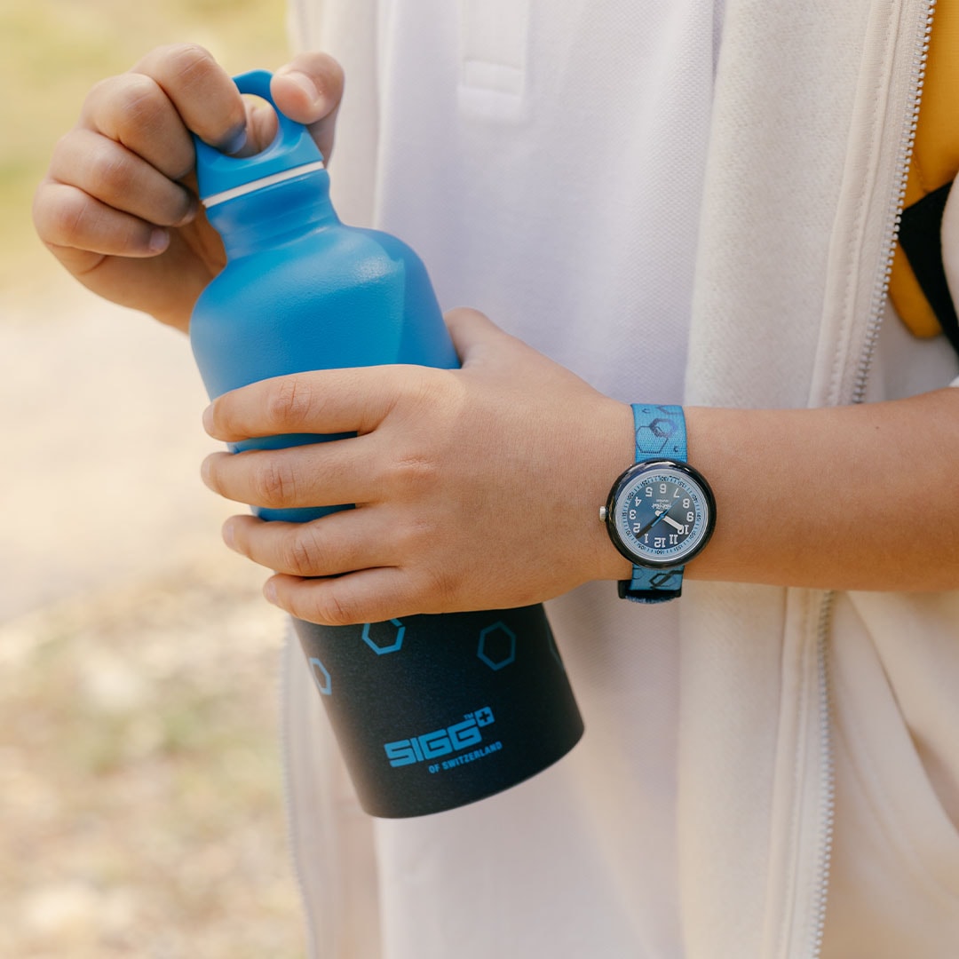 Relógio Fli flak QUENCH IN BLUE