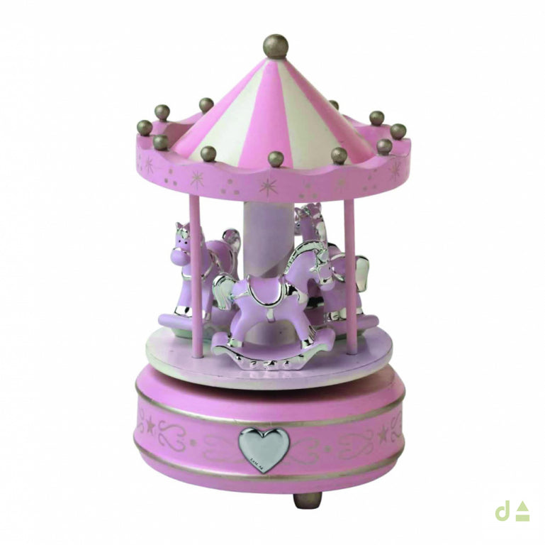 CARROSSEL CAVALINHOS ROSA - Ana Joalheiros