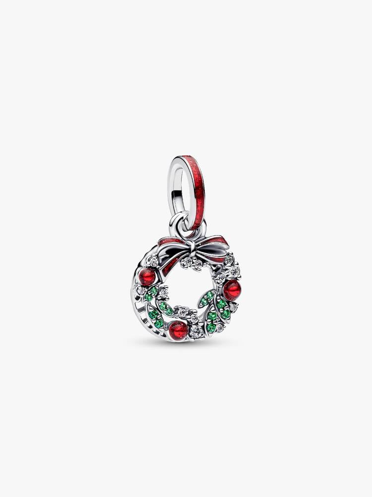 Pandora Double Christmas Wreath Pendant