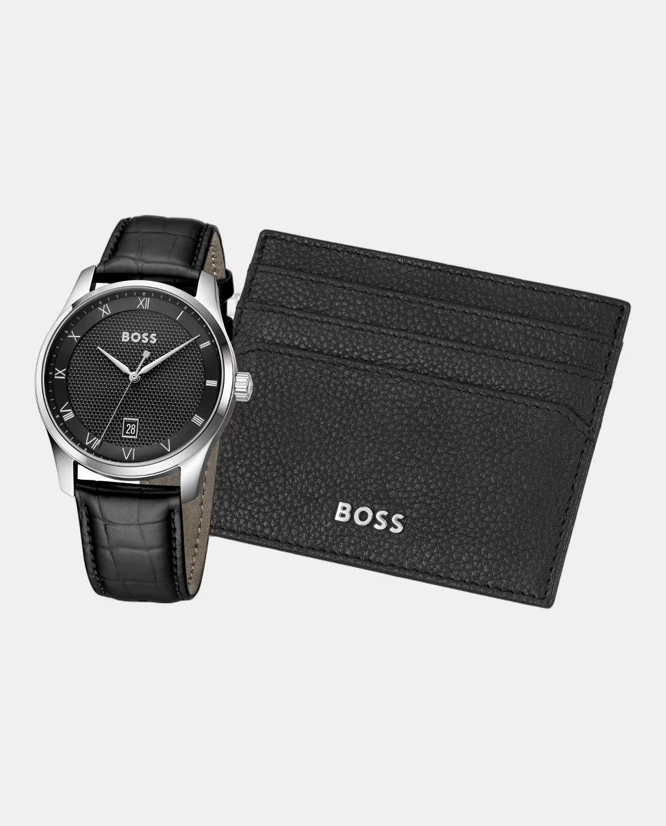 Relógio Boss e Carteira Principle Giftset
