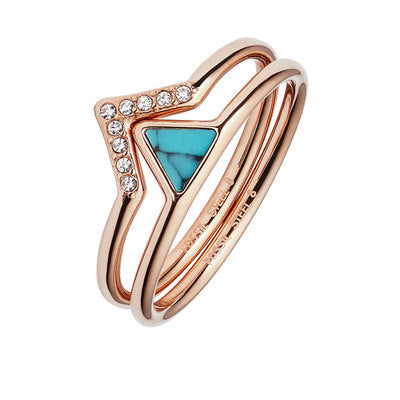 Anel Fossil 2Stack - Ana Joalheiros