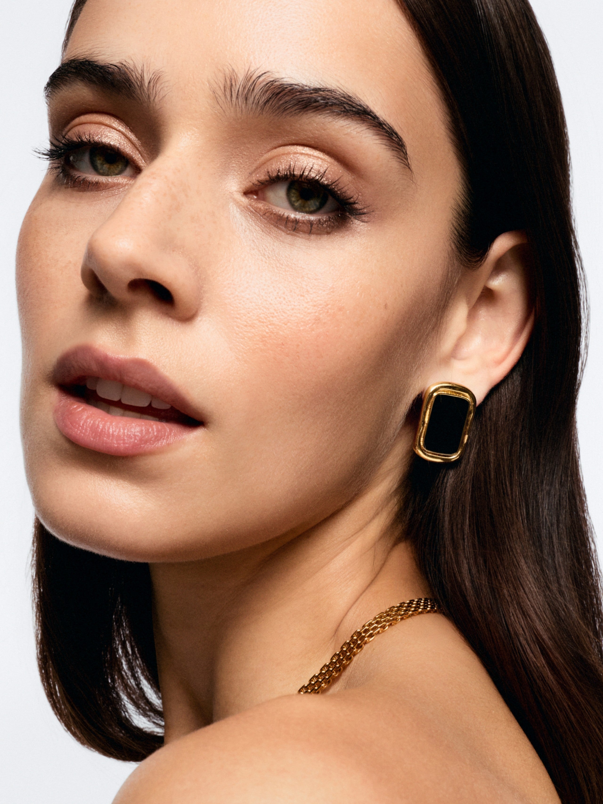 Brincos One Senhora Flirt Midnight Gold