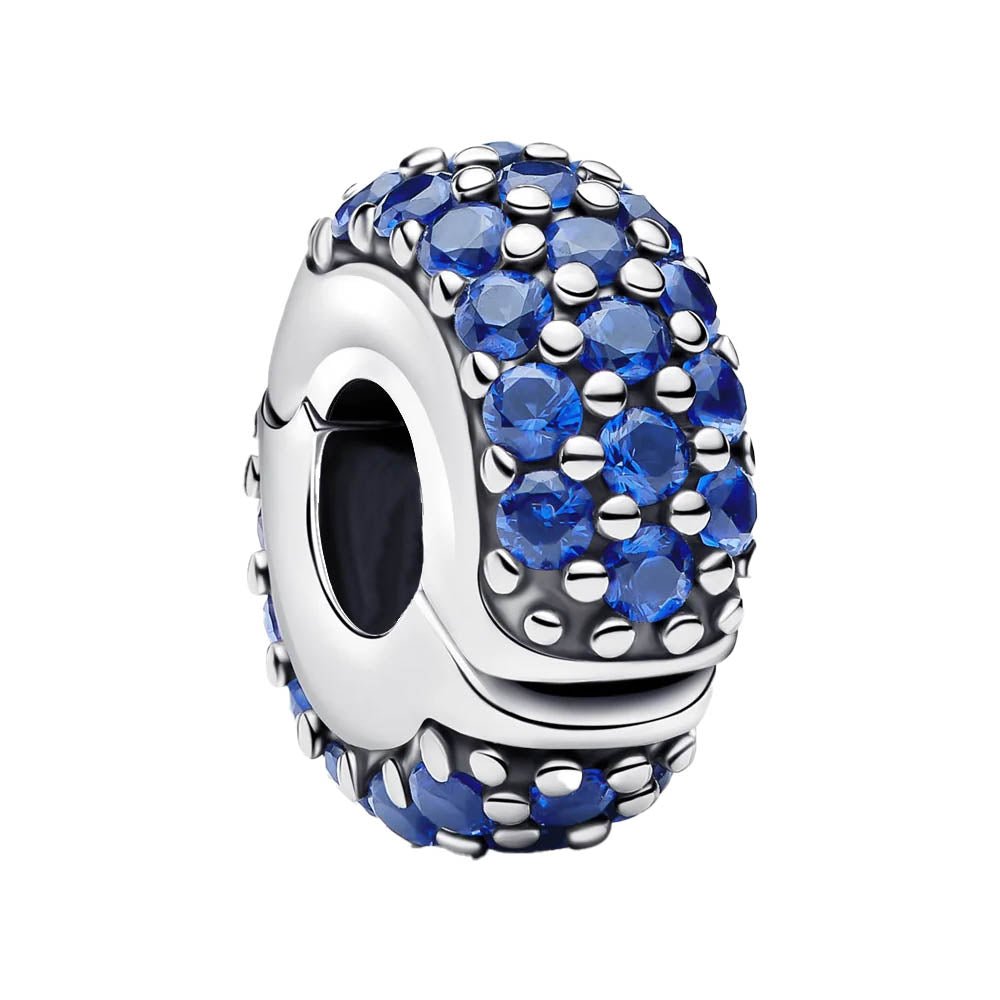 Clip Pandora Pedra Azul Royal