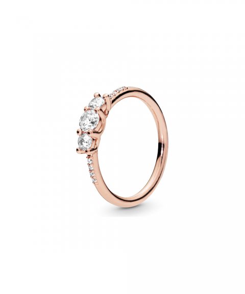 Anel Pandora Rose Sparkling Elegance - Ana Joalheiros