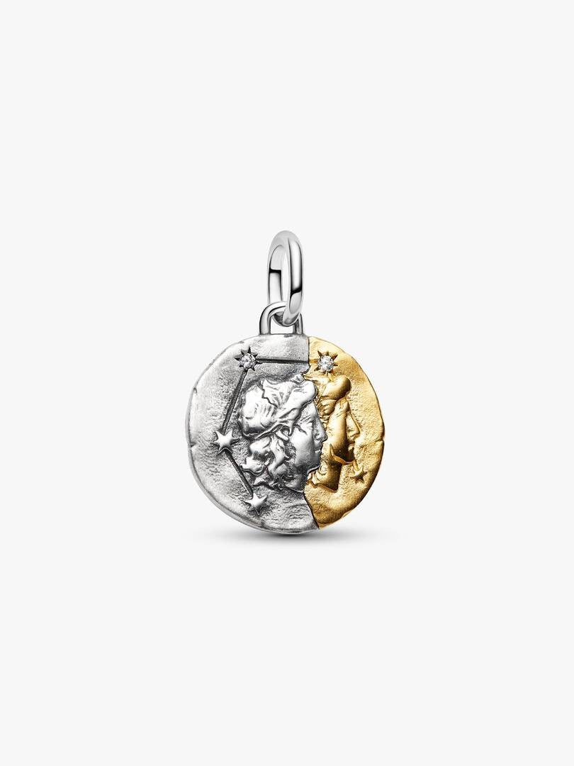 Medalha Pandora Gemini Sterling