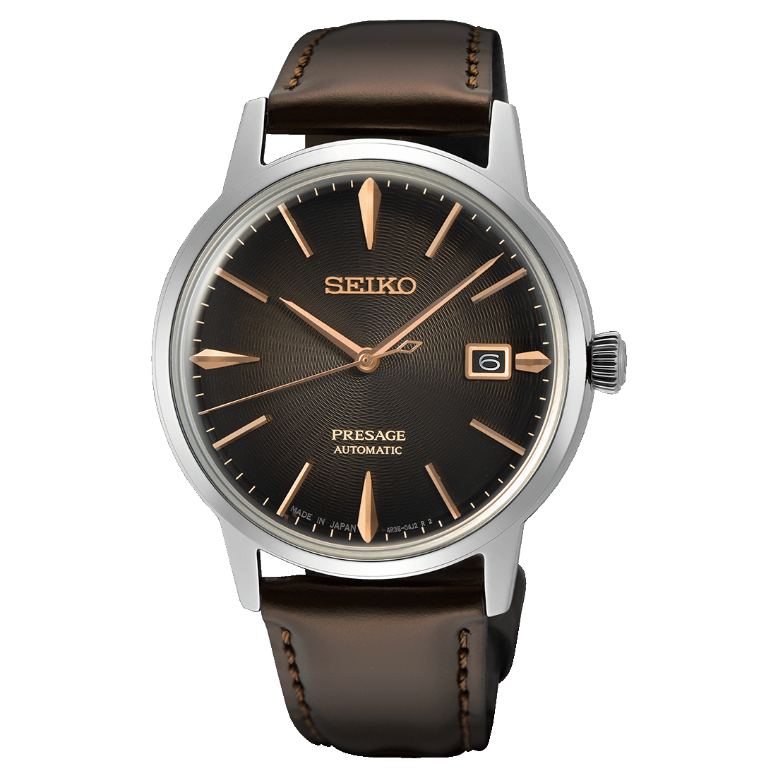 Relógio Seiko Presage Cocktail Auto. 4R35 Irish Coffee - Ana Joalheiros