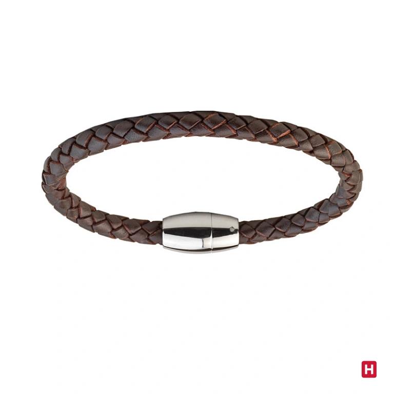 HASSU AÇO PULSEIRA BROWMN STYLE - Ana Joalheiros