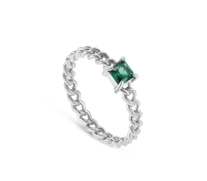 Anel One London 40 Silver