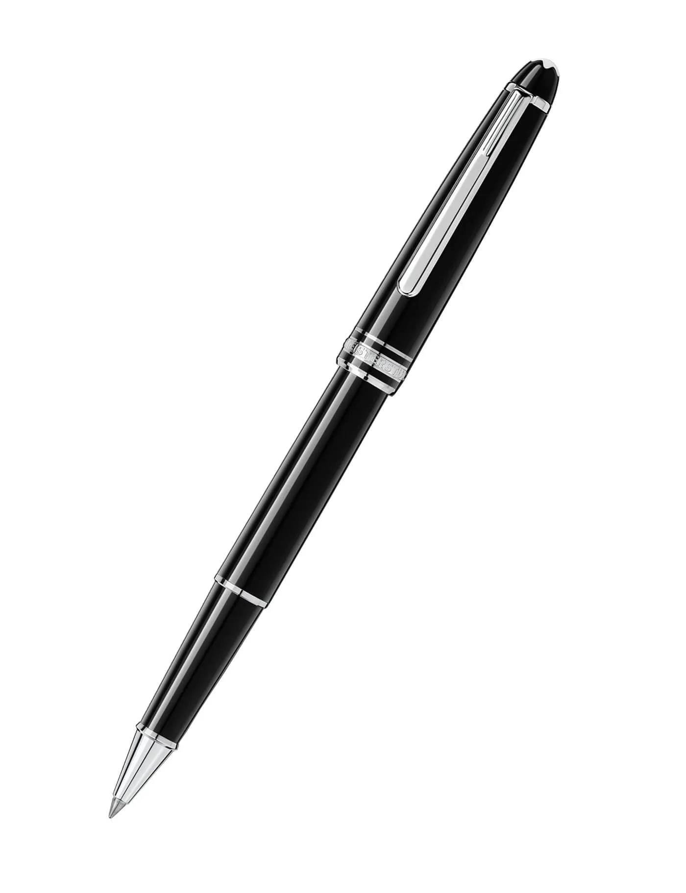 MONT BLANC CANETA ROLLERBAL 163 Meisterstuck Platinum Line - Ana Joalheiros